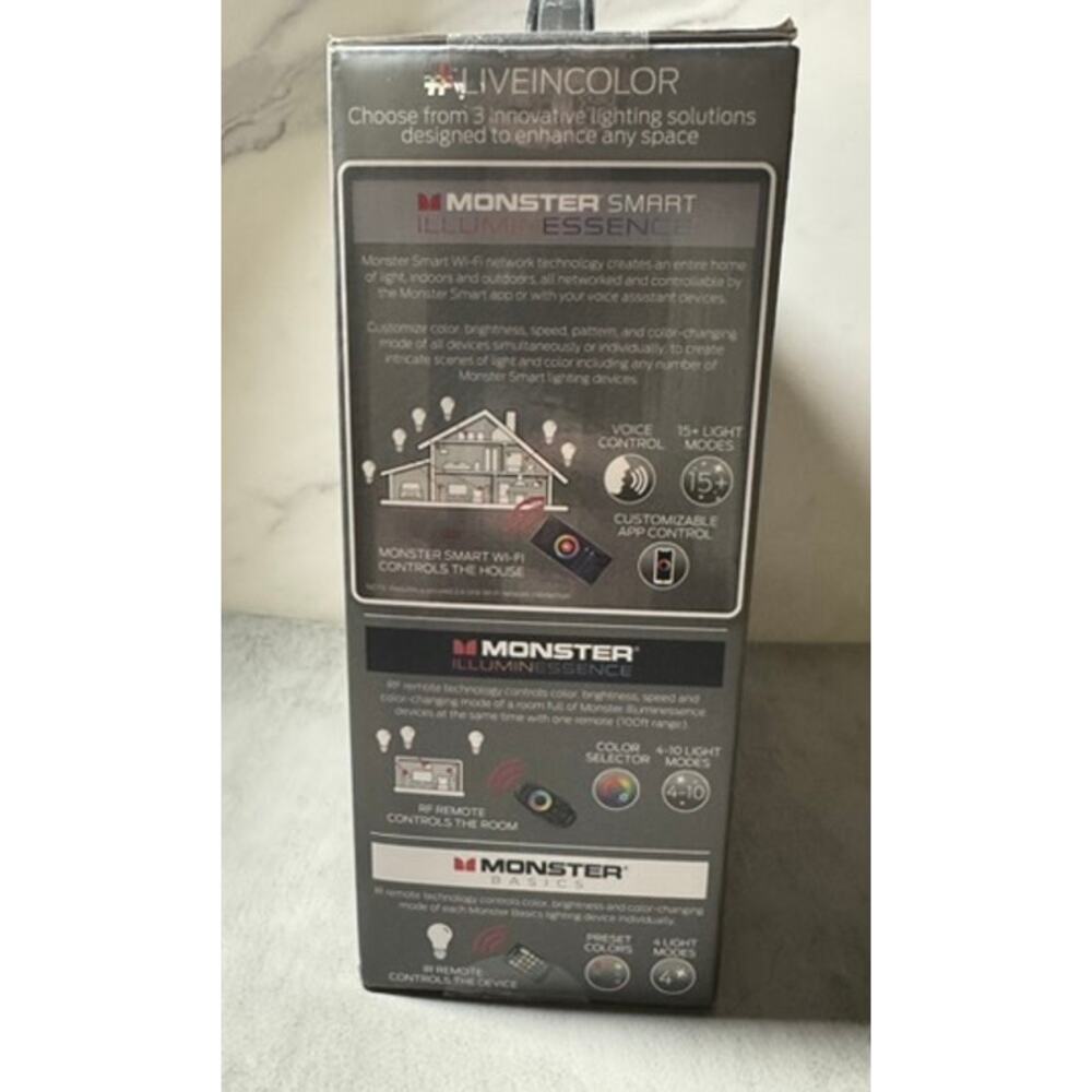 Monster Digit 3 Panel LED 3D Art Smart Modular Panels Starter Kit - Picture 5 of 7